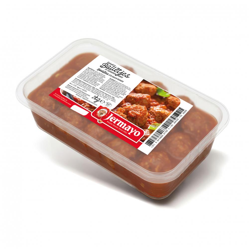 Meatballs in tomato sauce - 3 x box 2kg - Ready meals